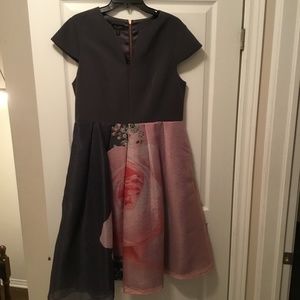 Ted Baker Dress, Rose flower, Size 5